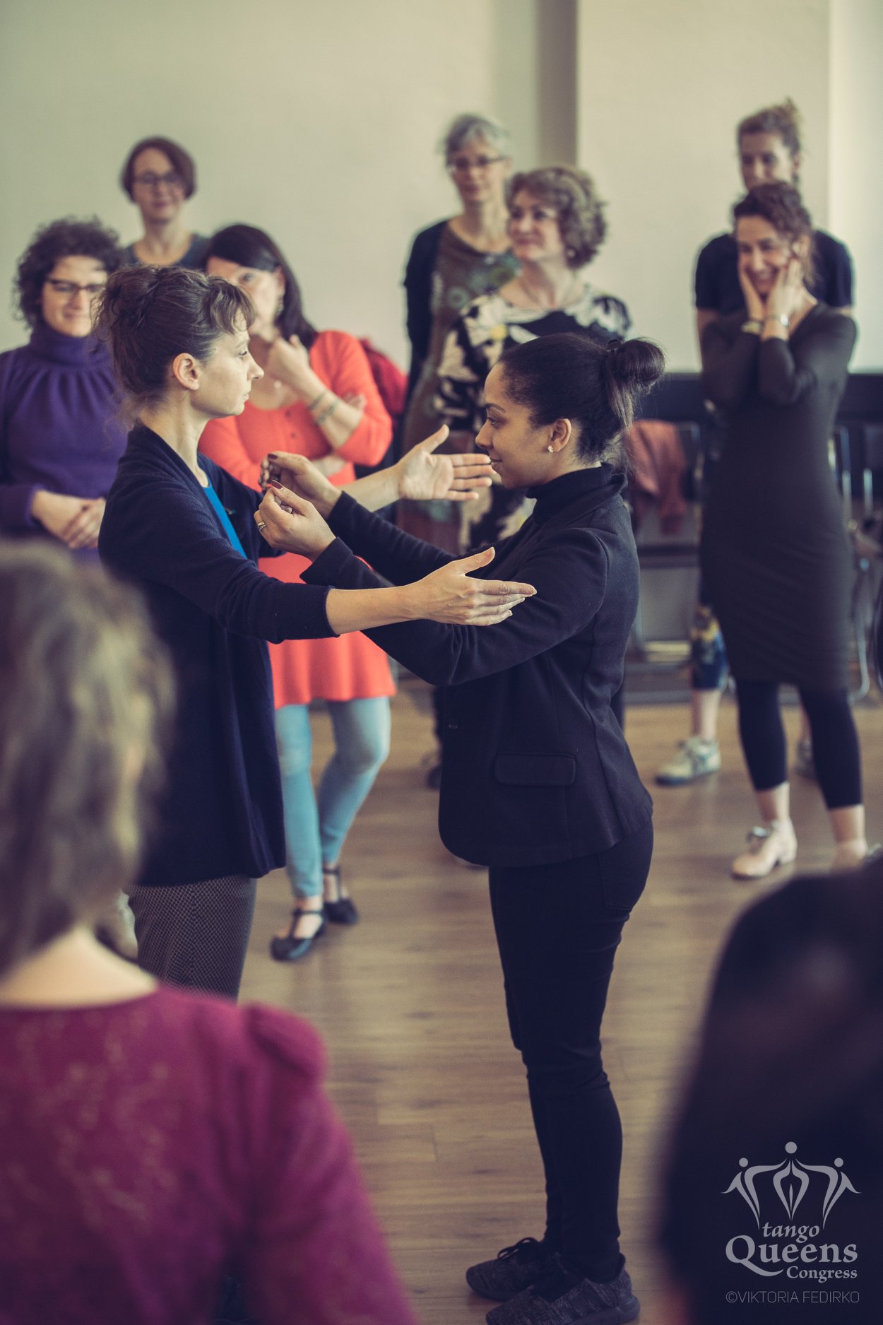 veronica toumanova teaching argentine tango workshops, tango queens congress