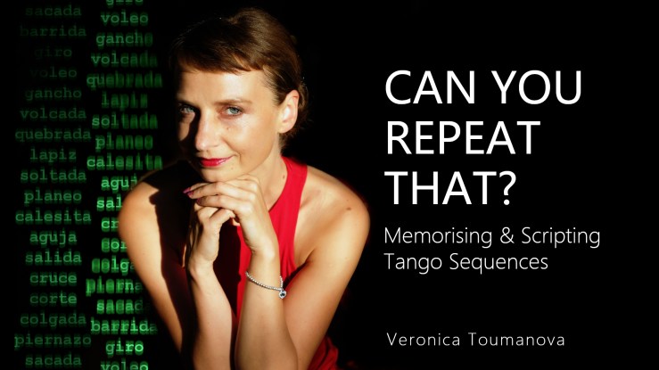 Online Webinar Memorising and scripting tango sequences
